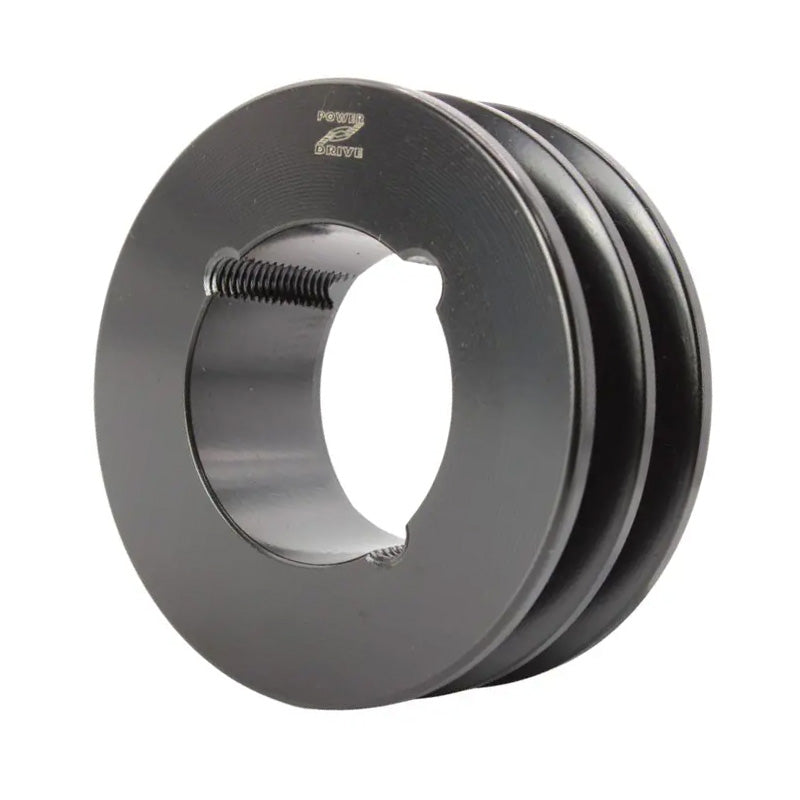 112X2SPB 112mm Pitch Diameter SPB Section Tapered Locking Bush Type Pulley with 2 Grooves (Bush not Incl.)