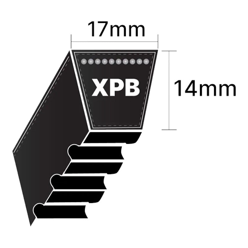 Major Brand XPB1900 SPBX-Section Cogged V-Belt
