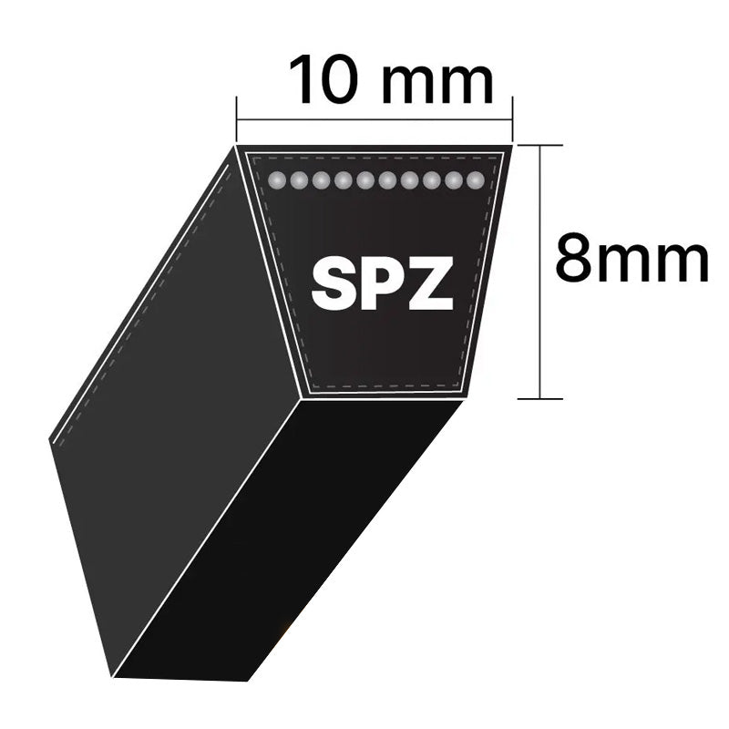 SPZ975 Gates Delta Narrow SPZ-Section V-Belt (Uniset Match)