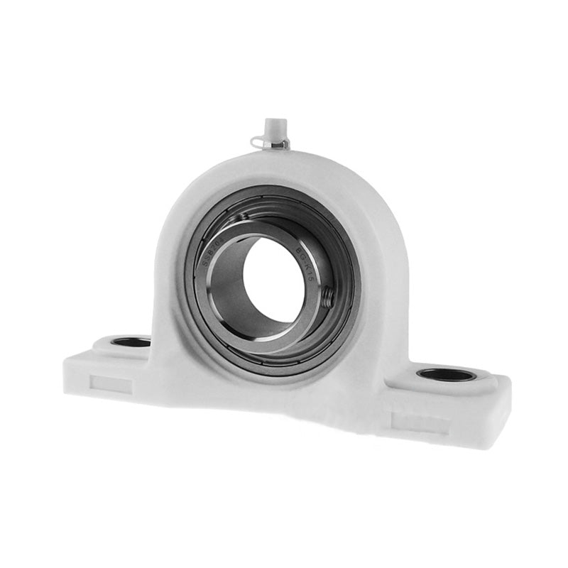 SSBPAPL204 Metric Thermo Plastic Threaded Base Small Footprint Pillow / Plummer Block Housing with 20mm Bore Stainless Insert