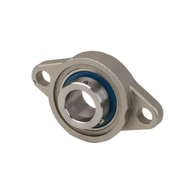 SSUFL004 Corrosion Resistant 2 Bolt Oval Bearing with Stainless Lock Collar 20mm Insert
