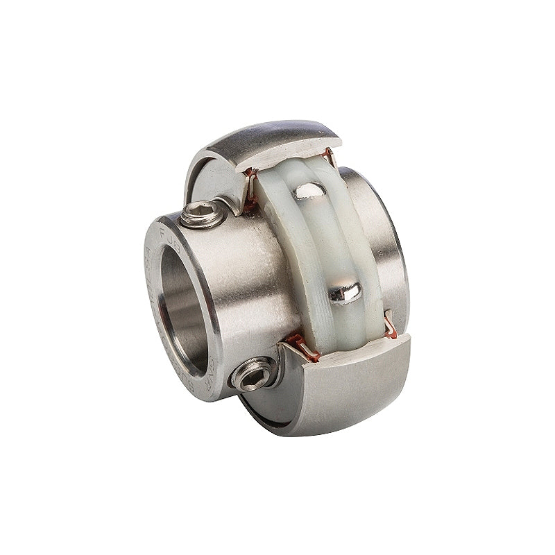 SNR SUC210FG1 Metric Stainless Full Width Spherical Outer Food Safe Bearing Insert 50mm Bore 90mm Outside Diameter - Allow 2-3 Days