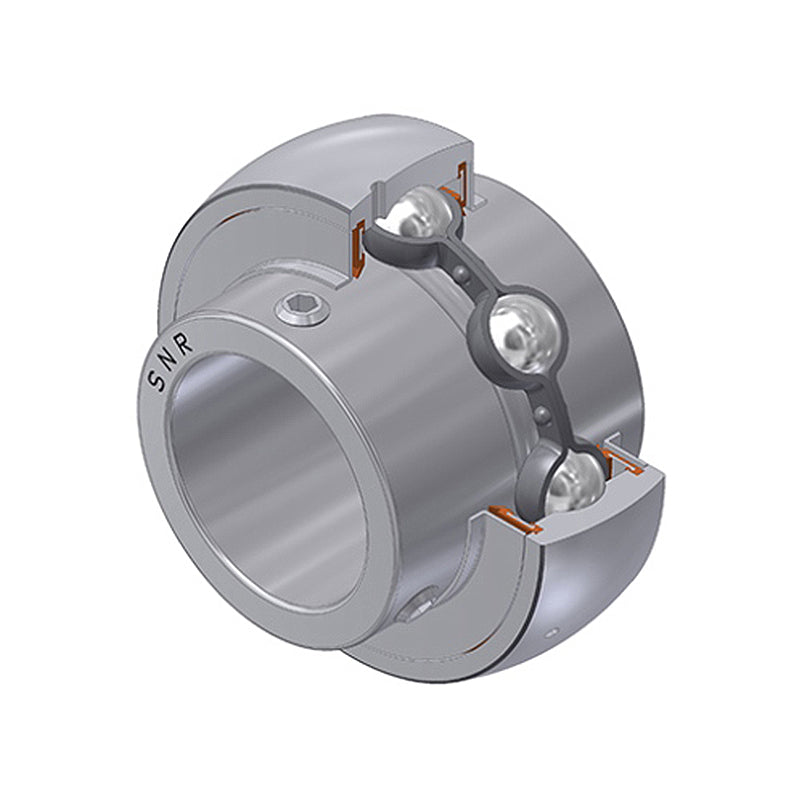 SNR SUC205-16 Imperial Stainless Full Width Spherical Outer Food Safe Bearing Insert 1 inch Bore 52mm Outside Diameter - Allow 2-3 Days