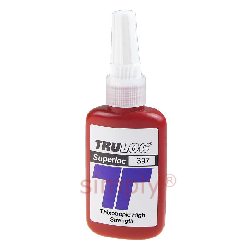 Truloc Superloc 397 Thixotropic High Strength Solvent Resistant Stud / Nut Thread Lock 10ml