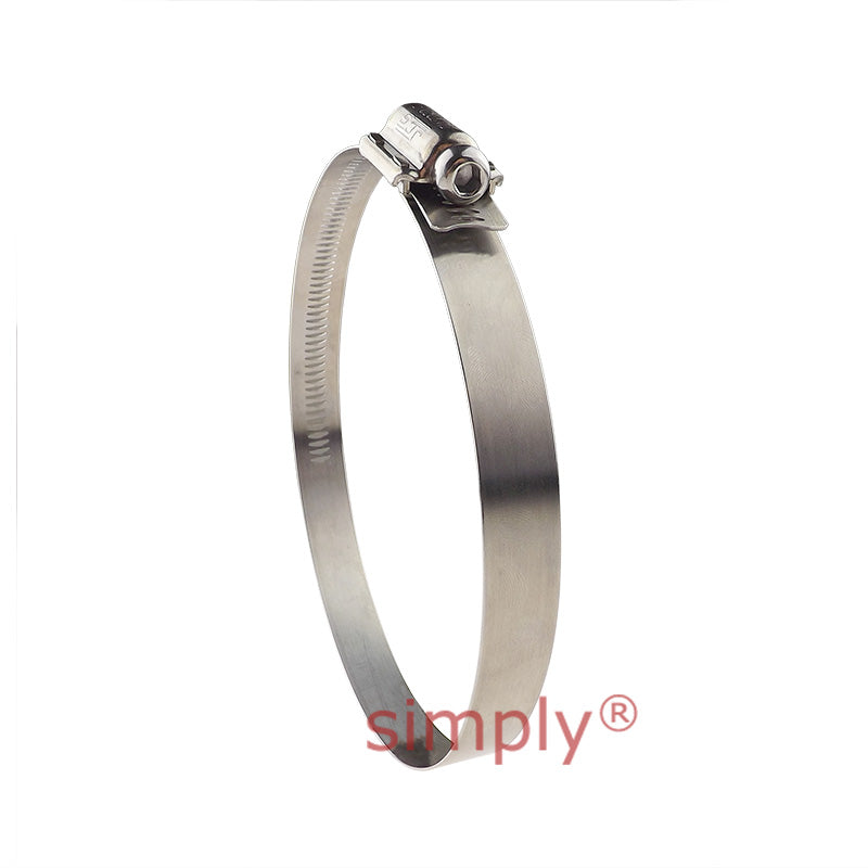 JCS TTK340 Stainless Steel Tamper Proof Hose Clip Adjustment Range 250-340mm Band Width 16mm