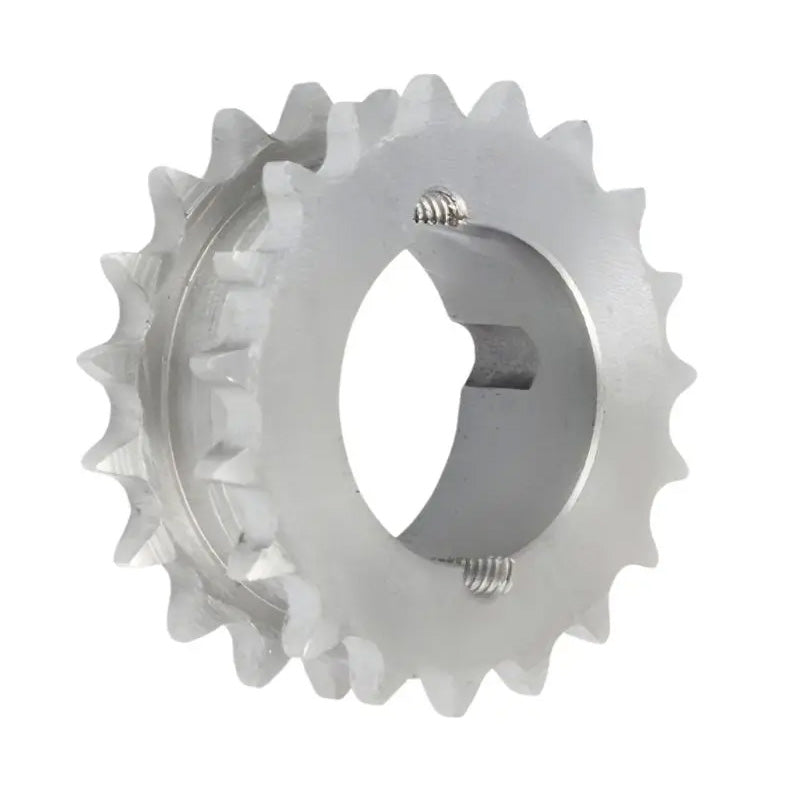 18 Tooth 06B Tapered Bore Double Simplex Sprocket for 3/8 inch Pitch Chain