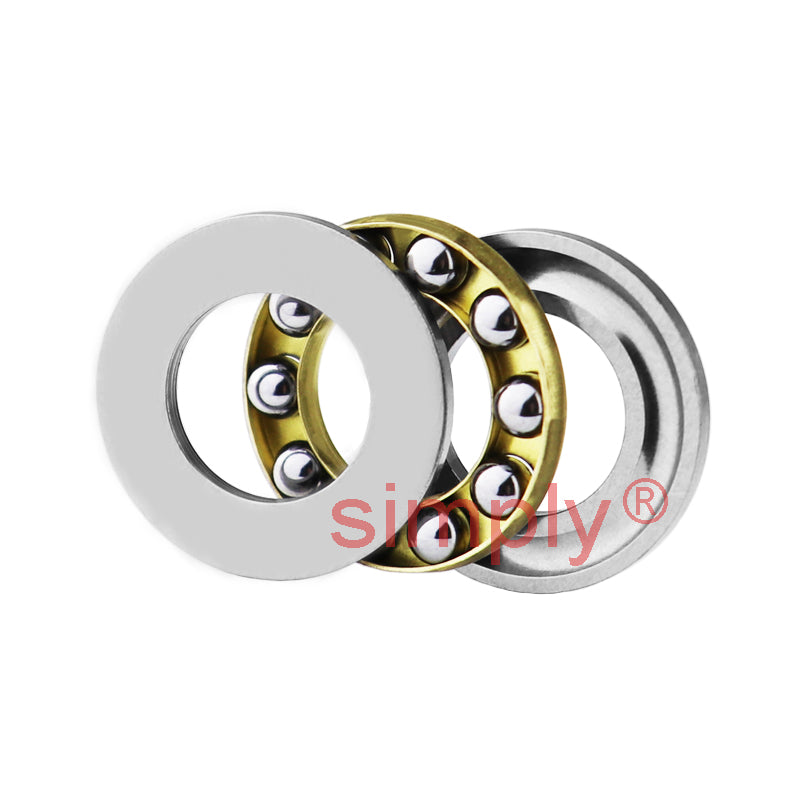 F7-15G Budget Single Thrust Ball Bearing with Grooved Washers 7x15x5mm