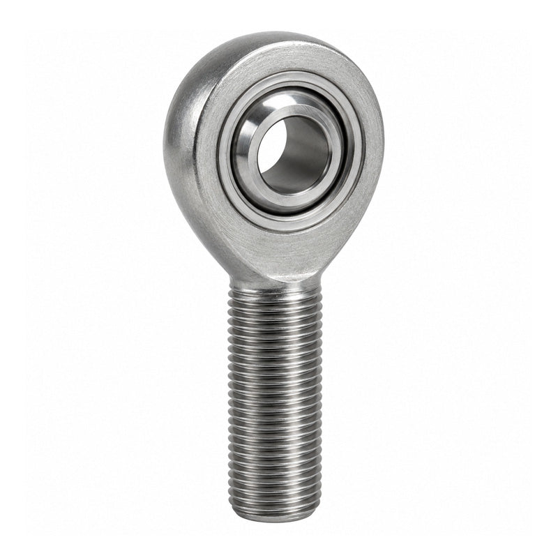 ISB TSML12BB-0 Left Hand Maintenance Required Steel/Steel Plain Male Rod End M12 Thread