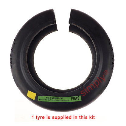Major Brand F100H/F100H Outer Facing Taper Bores Type Tyre Drive Coupling Assembly with Fire Resistant Antistatic (F.R.A.S) Tyre