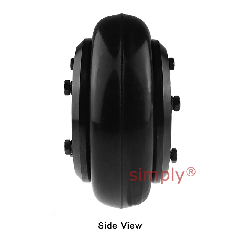 Major Brand F120H/F120H Outer Facing Taper Bores Type Tyre Drive Coupling Assembly with Fire Resistant Antistatic (F.R.A.S) Tyre