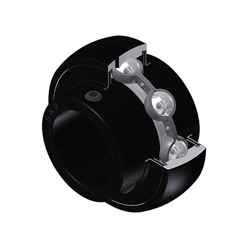 SNR UC215-48G2T20 Imperial Full Width Spherical Outer High Temp Bearing Insert 3 inch Bore 130mm Outside Diameter with Grub Screws - Allow 2-3 Days