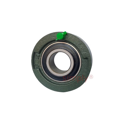 UKC213/HE2313 Imperial Cast Iron Medium Duty Cartridge Unit with Adaptor Sleeve Mounted and 2-1/4 inch Bore Insert 5.5118 inch Outside Dia