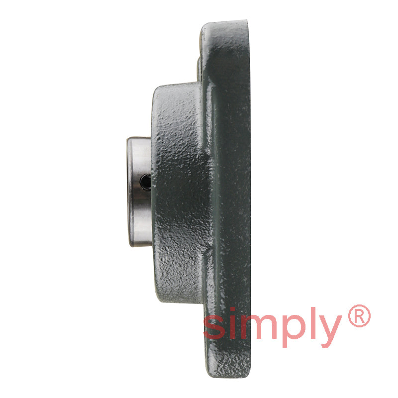 NTN UCF307D1 Metric Four Bolt Square Cast Iron Flange Housing with 35mm Bore Insert