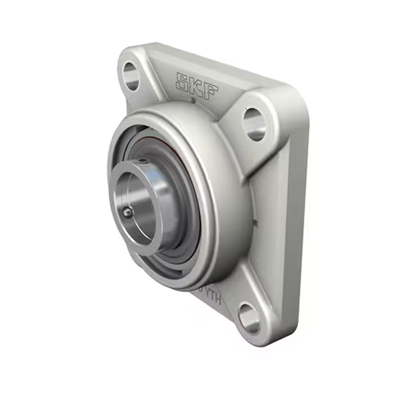 SUCFPL207-23 Imperial Four Bolt Square Thermo Plastic Flange Housing with 1-7/16 inch Bore Stainless Insert