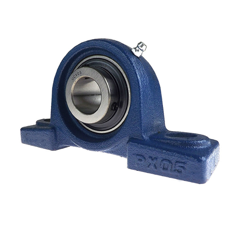 UCPX20 Metric Two Bolt Cast Iron Pillow / Plummer Block Housing with 100mm Bore Insert