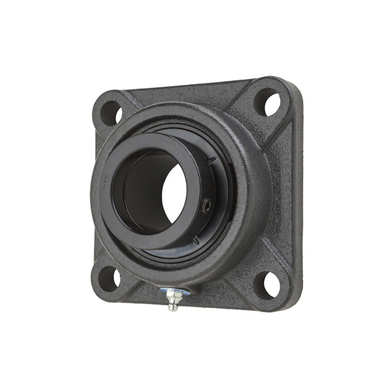 NTN UELFC208-109D1 Imperial Four Bolt Cast Iron Round Flanged Housing with 1-9/16 inch Eccentric Collar Insert - Allow 2-3 Days