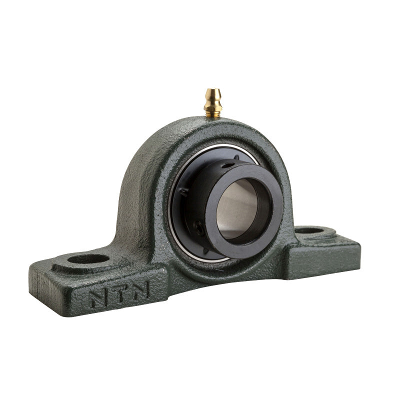 NTN UELP206-103D1W3 Imperial Cast Iron Two Bolt Pillow / Plummer Block Housing with 1-3/16 inch Eccentric Collar Insert - Allow 2-3 Days