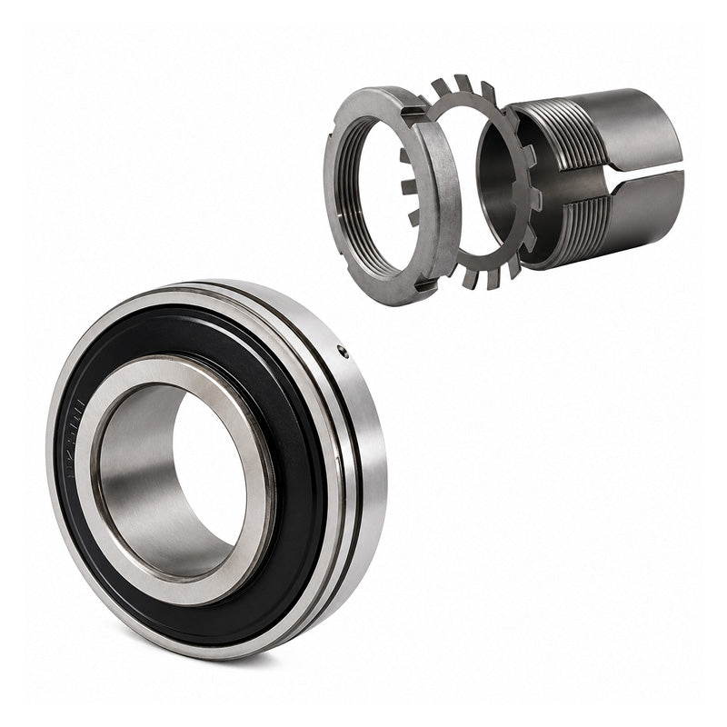 UK307/HS2307 Taper Bore Bearing Insert and Sleeve Fits 1-3/16 inch Shaft