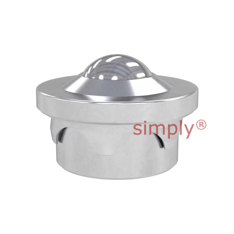 High-Performance Medium Duty Ball Transfer Unit with 30mm Steel Ball - Load Capacity 350kg - Allow 2-3 Days