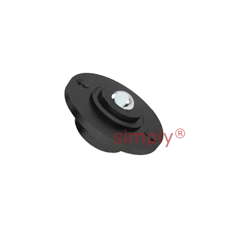 High-Performance High Capacity 2 Bolt Top Mounted Round Ball Transfer Unit with 12.7mm Stainless Steel Ball - Load Capacity 24.12kg - Allow 2-3 Days
