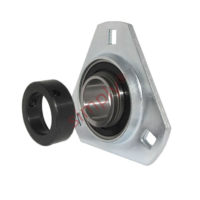 SKF PFD15FM Pressed Steel Triangular Housing with Eccentric Locking Collar 17mm Insert 