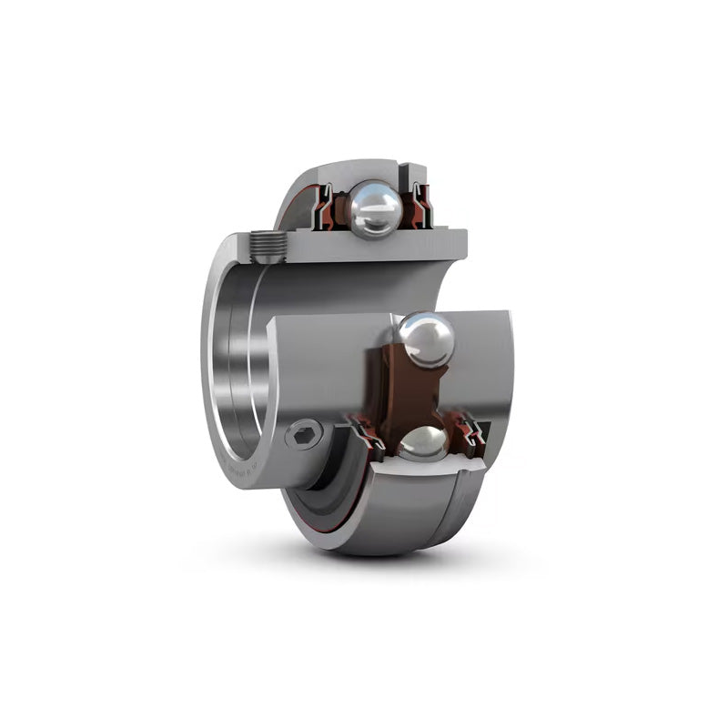 SKF YAR208-2RF Grub Screw Type Bearing Insert with 40mm Bore 80mm Outside Diameter