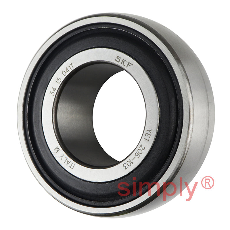 SKF YET206-103 Eccentric Locking Collar Type Bearing Insert 1-3/16 inch Bore 62mm Outside Diameter